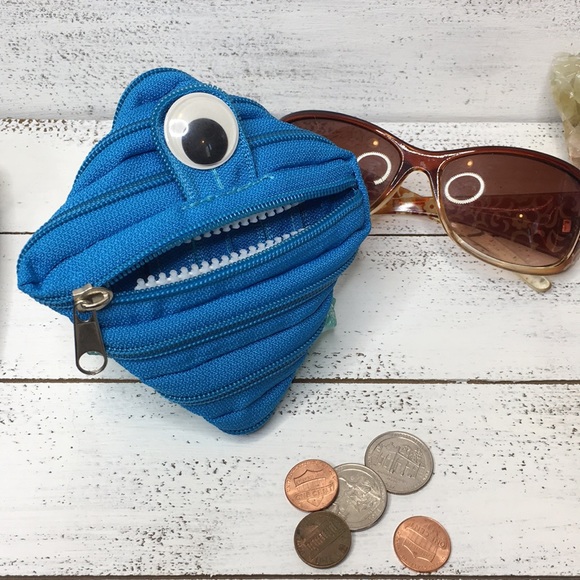 Handbags - Monster Zipper Face Coin Purse